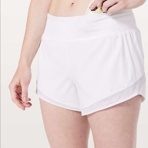 Lululemon Gait Keeper Short 3.5” - White, 6